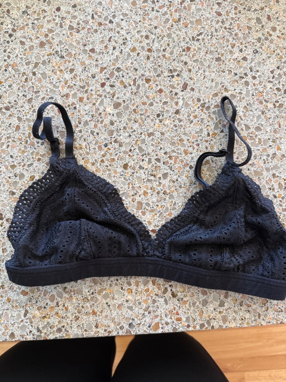 Cosabella Black Lace Eyelet Bralette